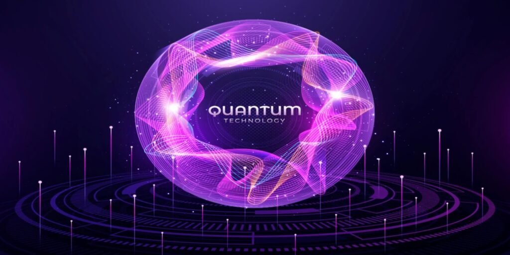 Quantum computing written in the center of the image